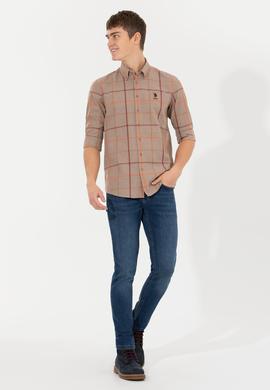 Erkek Taş Uzun Kollu Gömlek - 50254085028