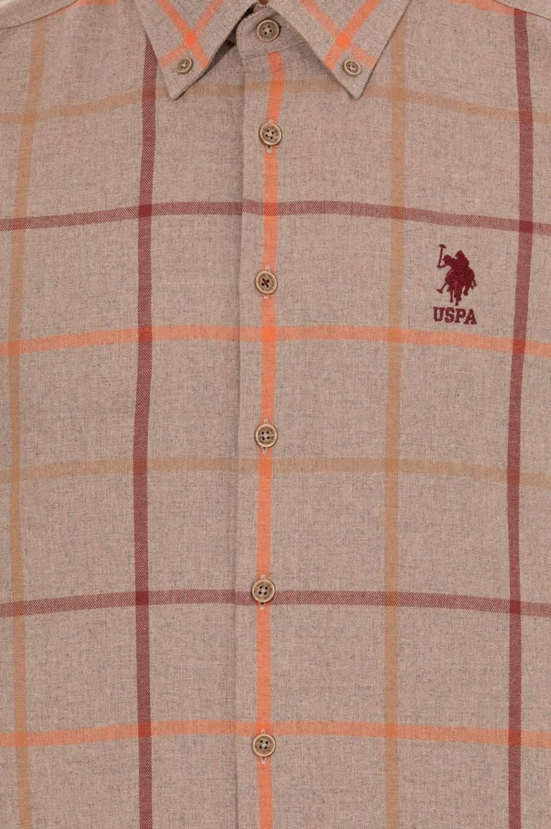 Erkek Taş Uzun Kollu Gömlek