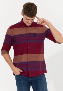 Erkek Vişne Uzun Kollu Gömlek - 50257005011