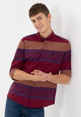 Erkek Vişne Uzun Kollu Gömlek - 50257005011