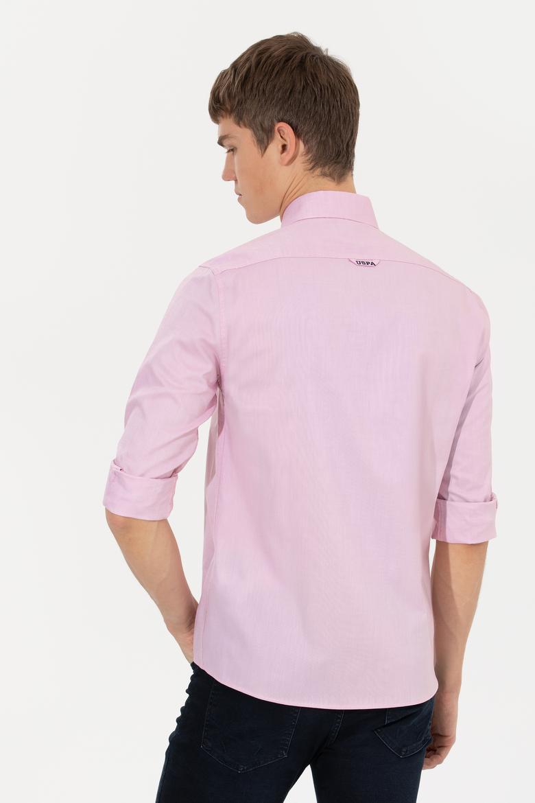 Erkek Manolya Uzun Kollu Basic Gömlek - 50256694121