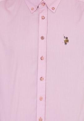 Erkek Manolya Uzun Kollu Basic Gömlek - 50256694121