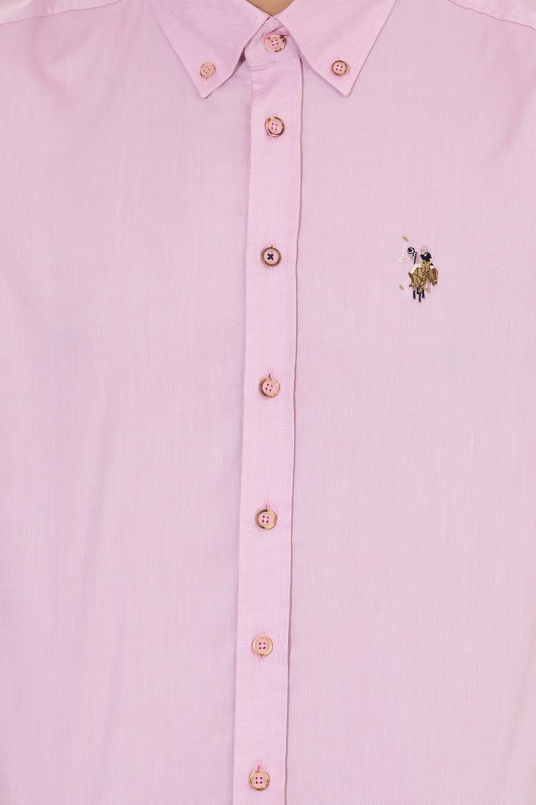 Erkek Manolya Uzun Kollu Basic Gömlek - 50256694121