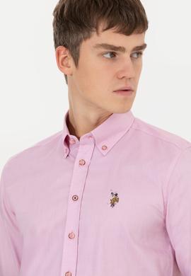 Erkek Manolya Uzun Kollu Basic Gömlek - 50256694121