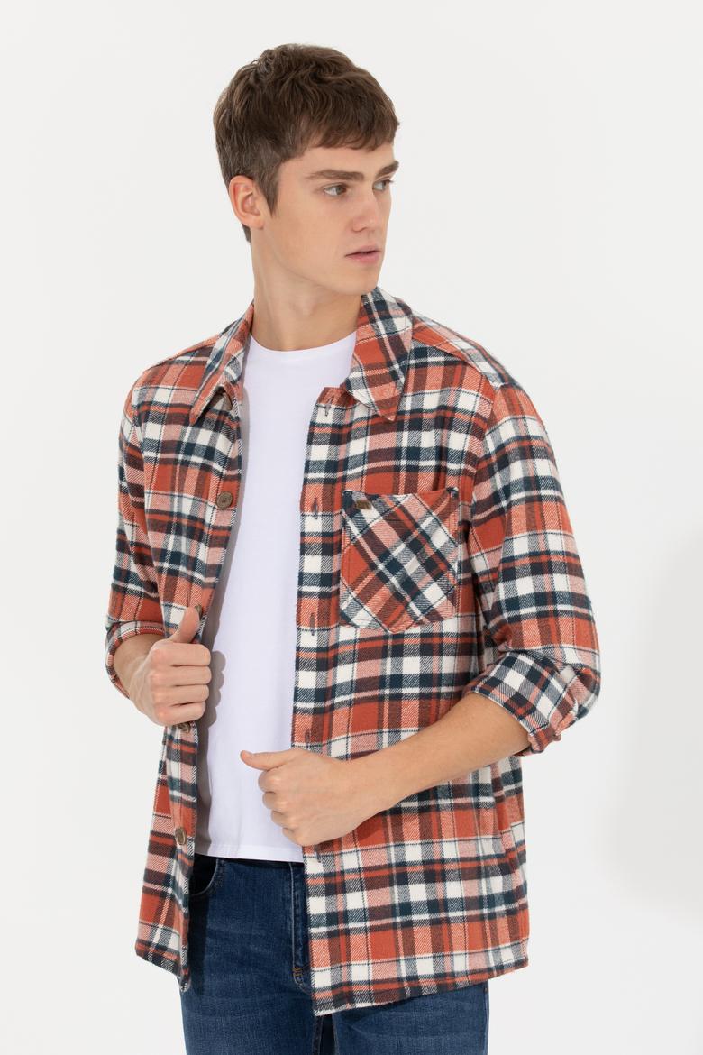 Erkek Oduncu Kırmızı Jean Gömlek - 50256683007