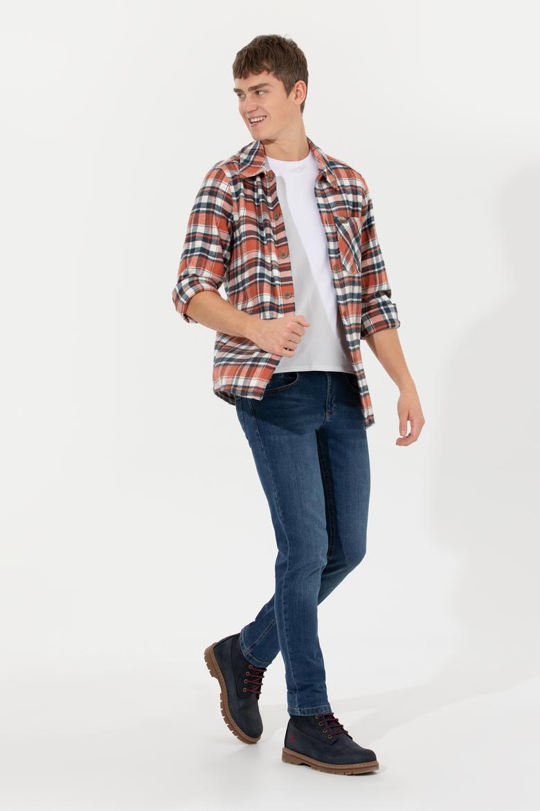 Erkek Oduncu Kırmızı Jean Gömlek - 50256683007