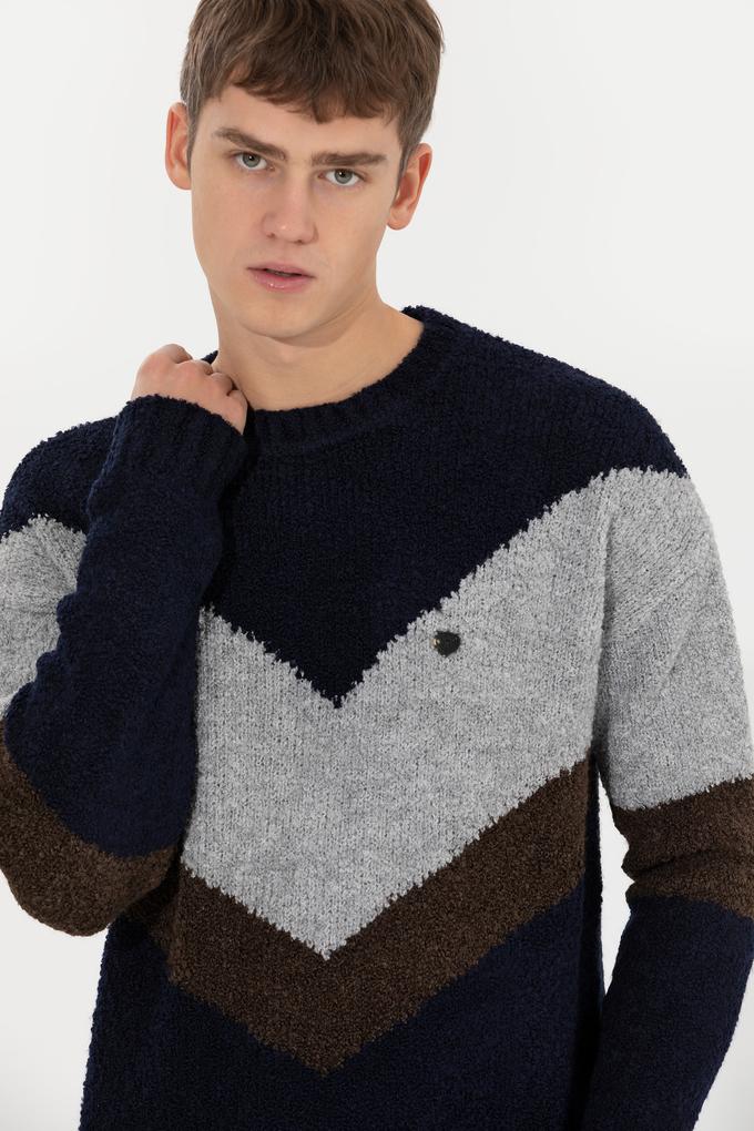 Erkek Lacivert Kazak