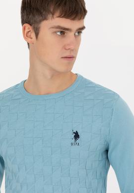 Erkek Mavi Basic Kazak - 50251882070