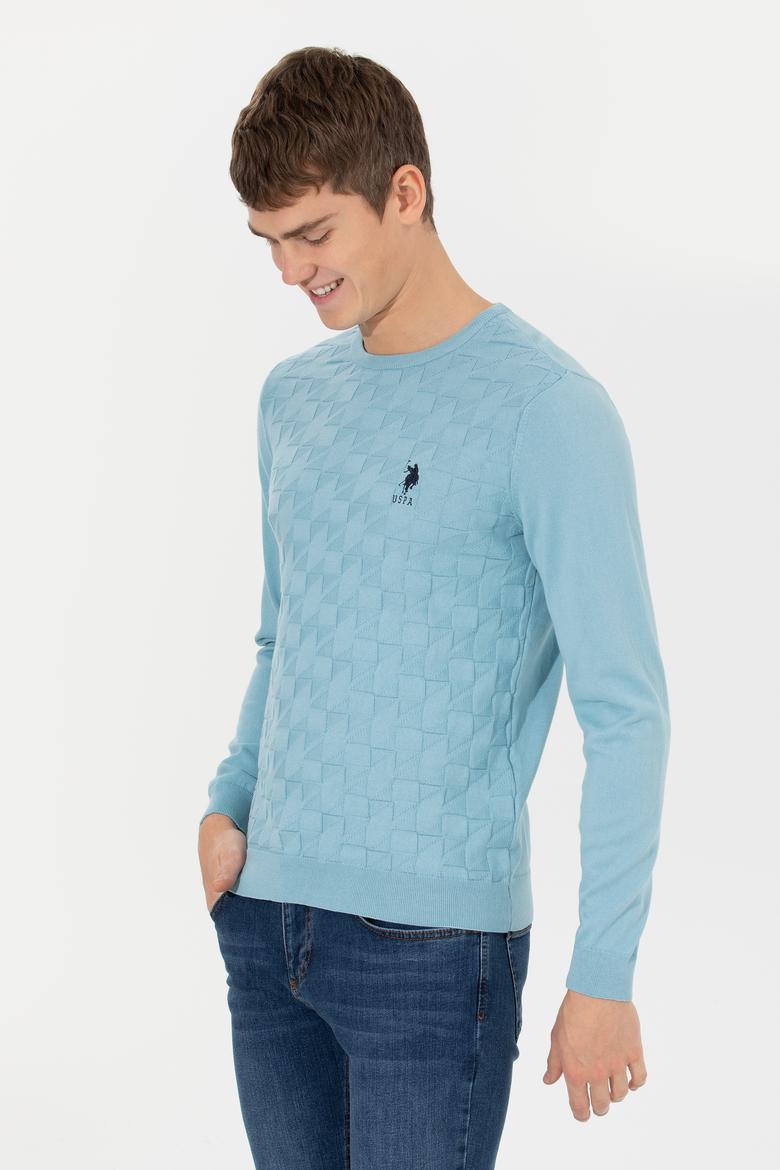 Erkek Mavi Basic Kazak - 50251882070