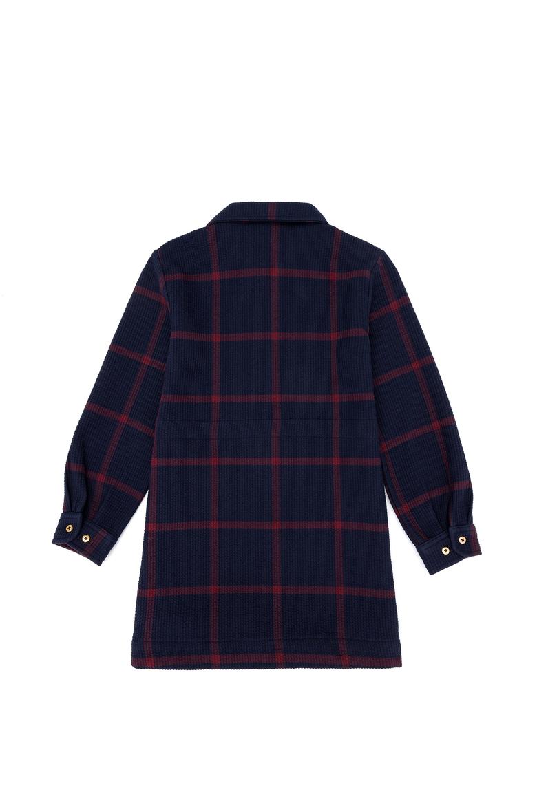 Kız Çocuk Lacivert Dokuma Elbise - 50252825007