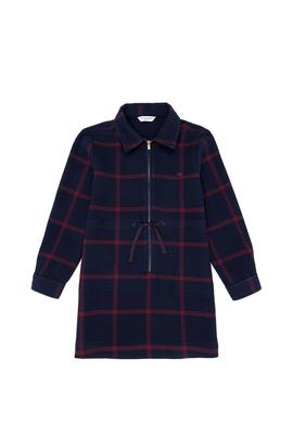 Kız Çocuk Lacivert Dokuma Elbise - 50252825007