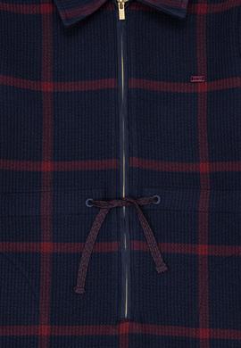 Kız Çocuk Lacivert Dokuma Elbise - 50252825007