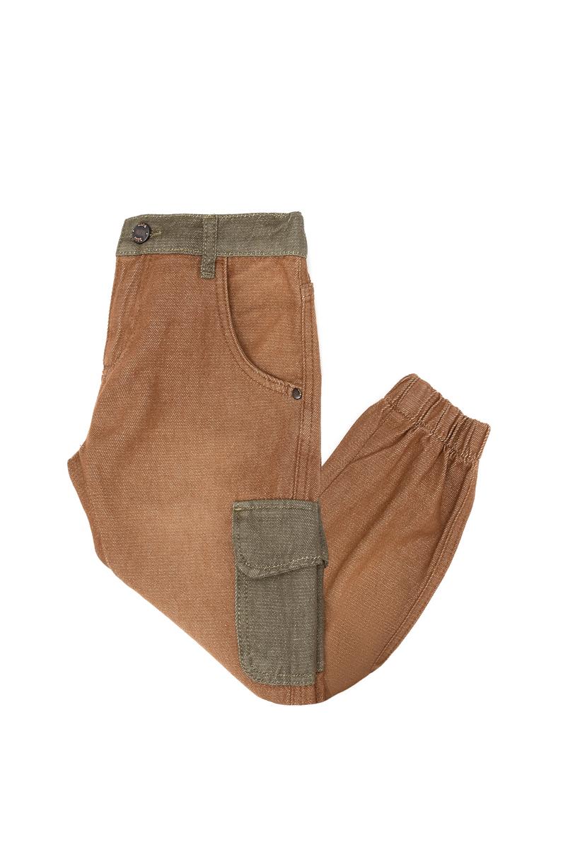 Erkek Çocuk Kahverengi Jean Pantolon