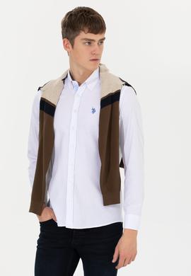 Erkek Beyaz Uzun Kollu Gömlek - 50262338007