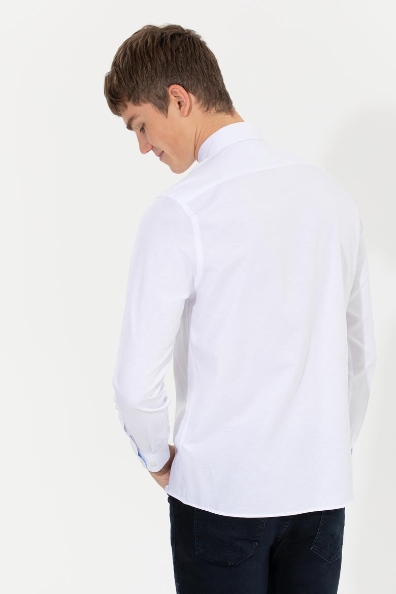 Erkek Beyaz Uzun Kollu Gömlek - 50262338007