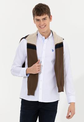 Erkek Beyaz Uzun Kollu Gömlek - 50262338007