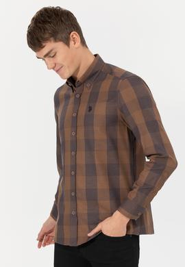 Erkek Camel Uzun Kollu Gömlek - 50262360034