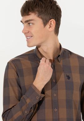 Erkek Camel Uzun Kollu Gömlek - 50262360034