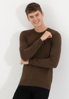 Erkek Coconut Bisiklet Yaka Triko Kazak - 50257854018