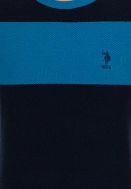 Erkek Lacivert Bisiklet Yaka Triko Kazak - 50258073004