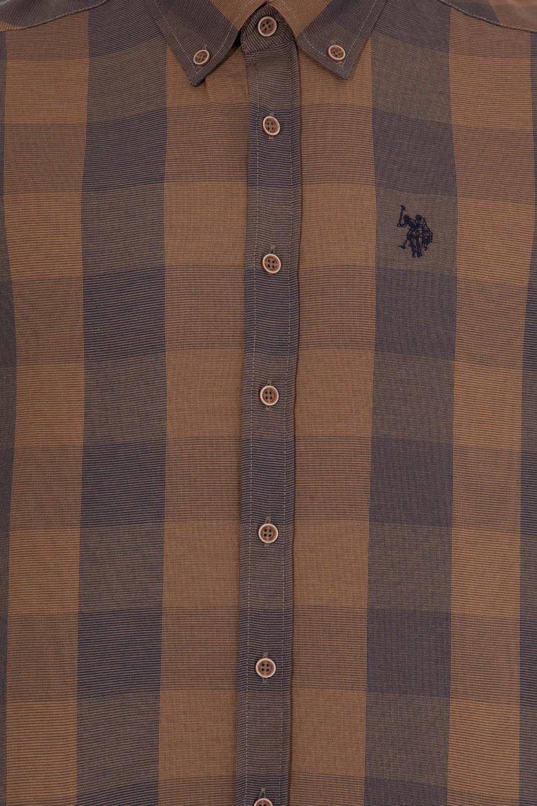 Erkek Camel Uzun Kollu Gömlek - 50262360034