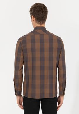 Erkek Camel Uzun Kollu Gömlek - 50262360034