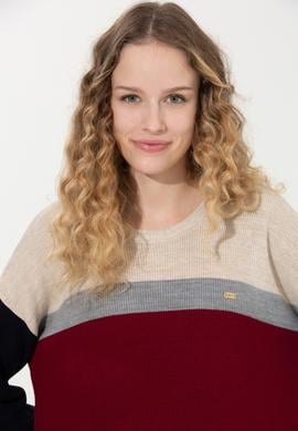 Kadın Bordo Kazak - 50251899006