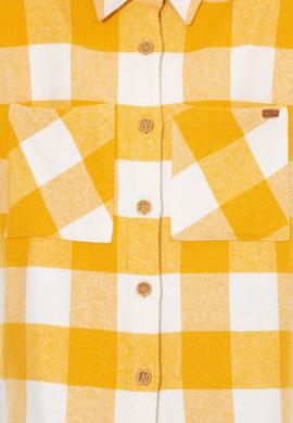 Kadın Safran Uzun Kollu Gömlek - 50256994030