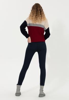 Kadın Lacivert Toothpick Fit Pantolon - 50253893019