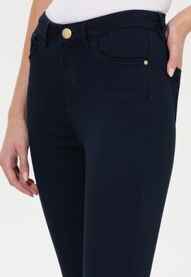 Kadın Lacivert Toothpick Fit Pantolon - 50253893019