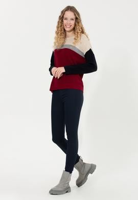 Kadın Lacivert Toothpick Fit Pantolon - 50253893019