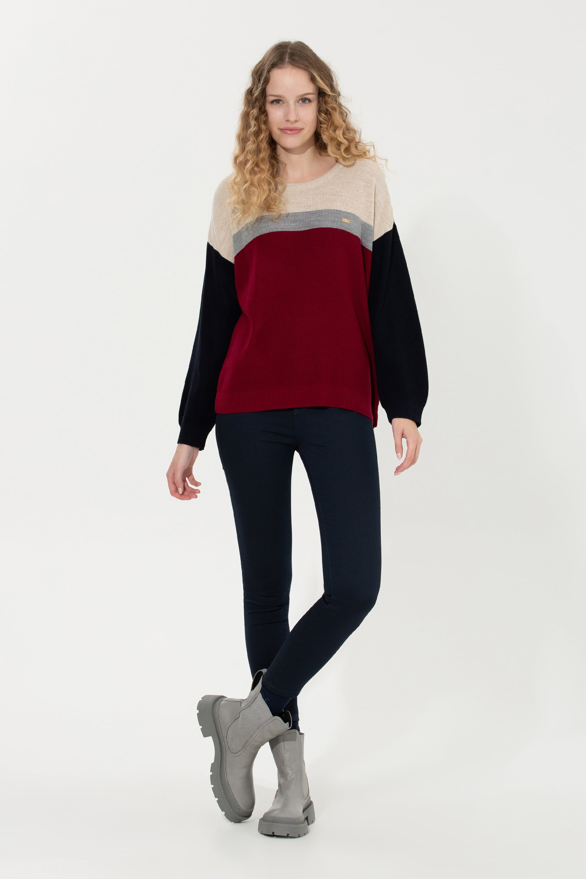 Kadın Lacivert Toothpick Fit Pantolon - Image 1