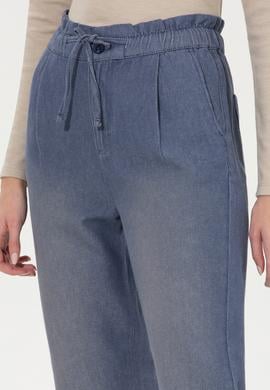 Kadın Mavi Jean Pantolon - 50256758007