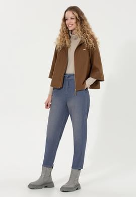 Kadın Mavi Jean Pantolon - 50256758007