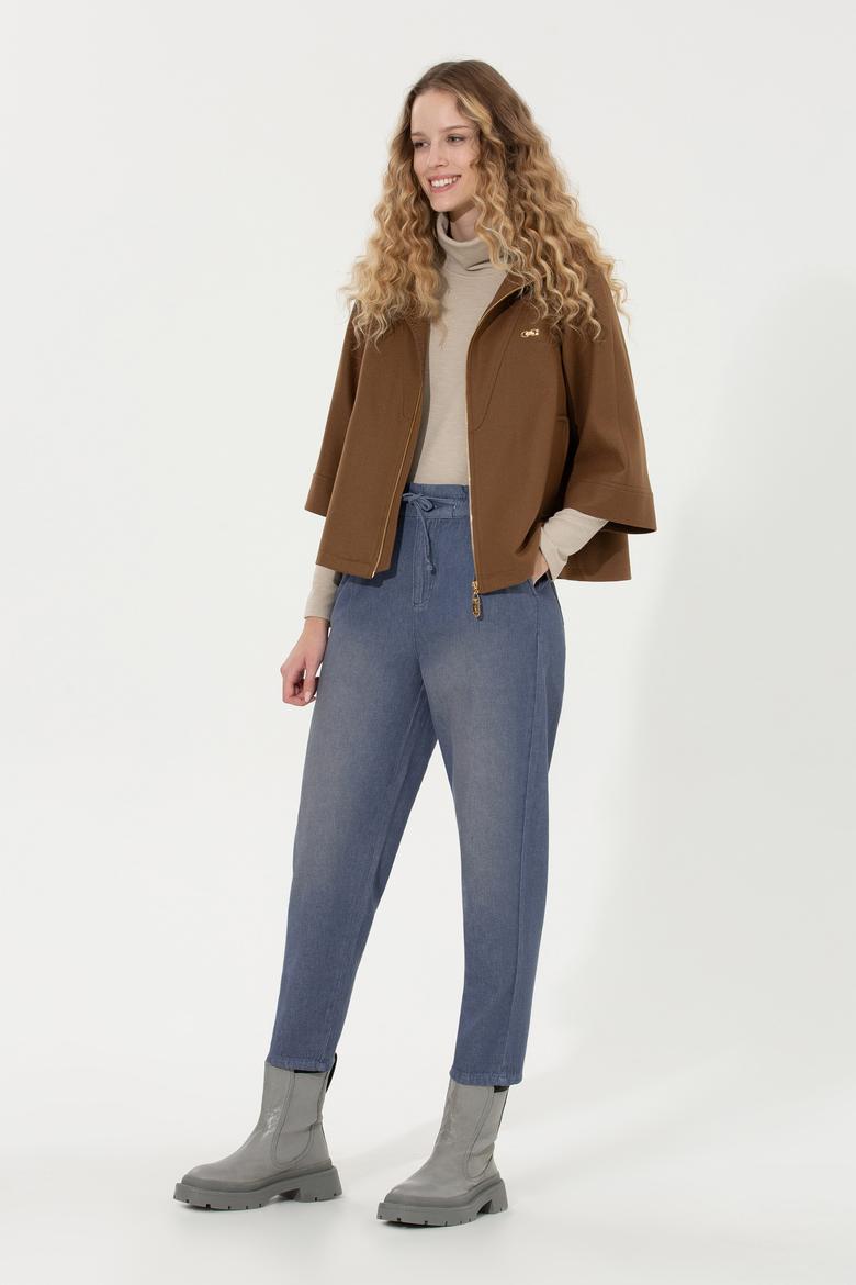 Kadın Mavi Jean Pantolon - 50256758007