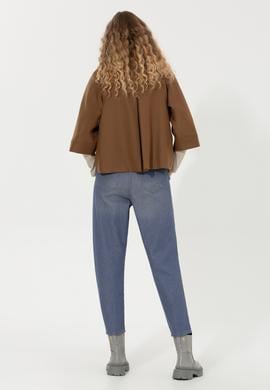 Kadın Mavi Jean Pantolon - 50256758007