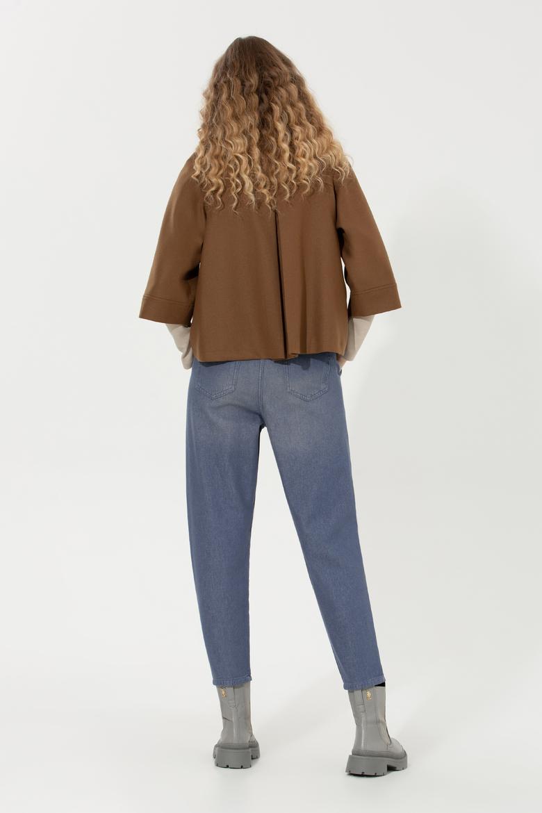 Kadın Mavi Jean Pantolon - 50256758007