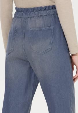 Kadın Mavi Jean Pantolon - 50256758007