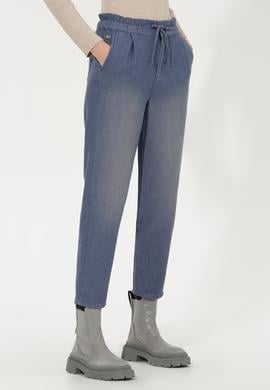 Kadın Mavi Jean Pantolon - 50256758007