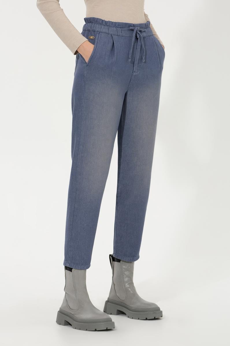 Kadın Mavi Jean Pantolon