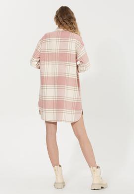 Kadın Manolya Dokuma Elbise - 50259304032