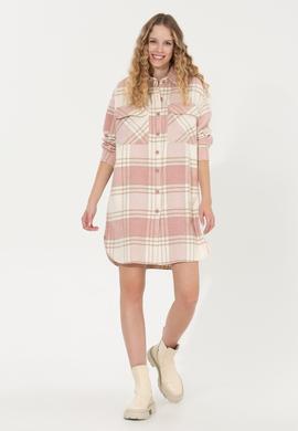 Kadın Manolya Dokuma Elbise - 50259304032