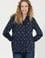 Kadın Lacivert Uzun Kollu Gömlek