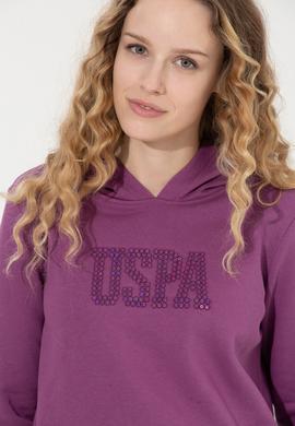 Kadın Menekşe Basic Sweatshirt - 50256249087