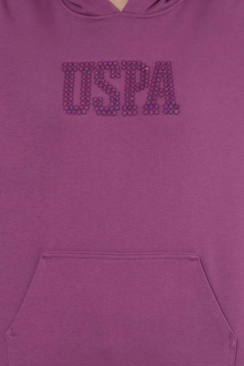 Kadın Menekşe Basic Sweatshirt - 50256249087