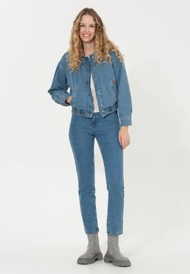 Kadın Açık Mavi Jean Pantolon - 50254369004