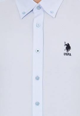 Erkek Açık Mavi Uzun Kollu Basic Gömlek - 50253873012