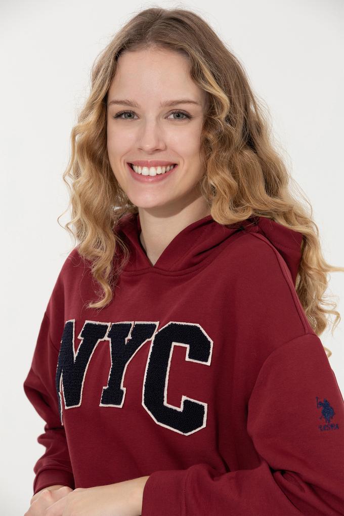 Kadın Vişne Sweatshirt