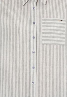 Kadın Gri Uzun Kollu Gömlek - 50254660014