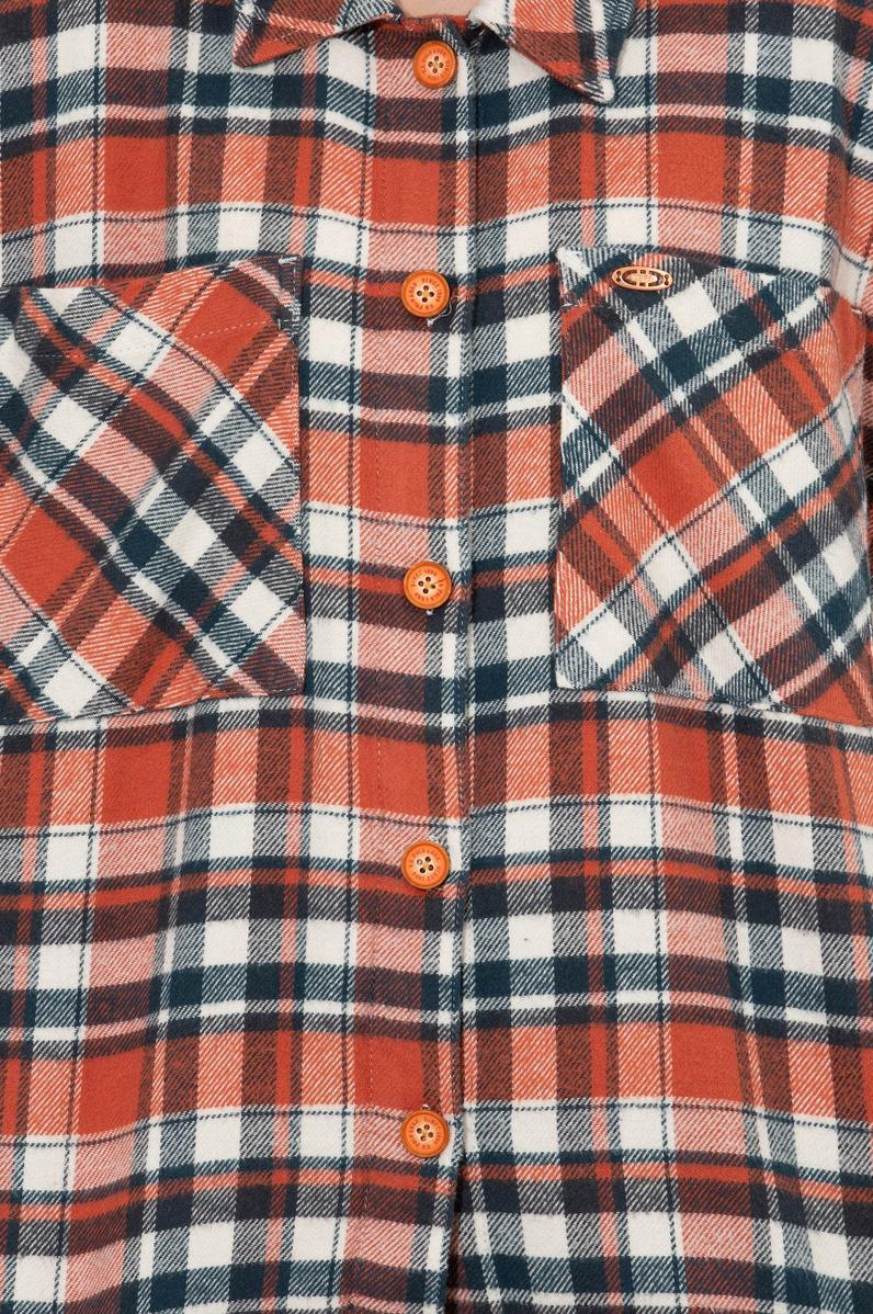 Kadın Kırmızı Jean Gömlek